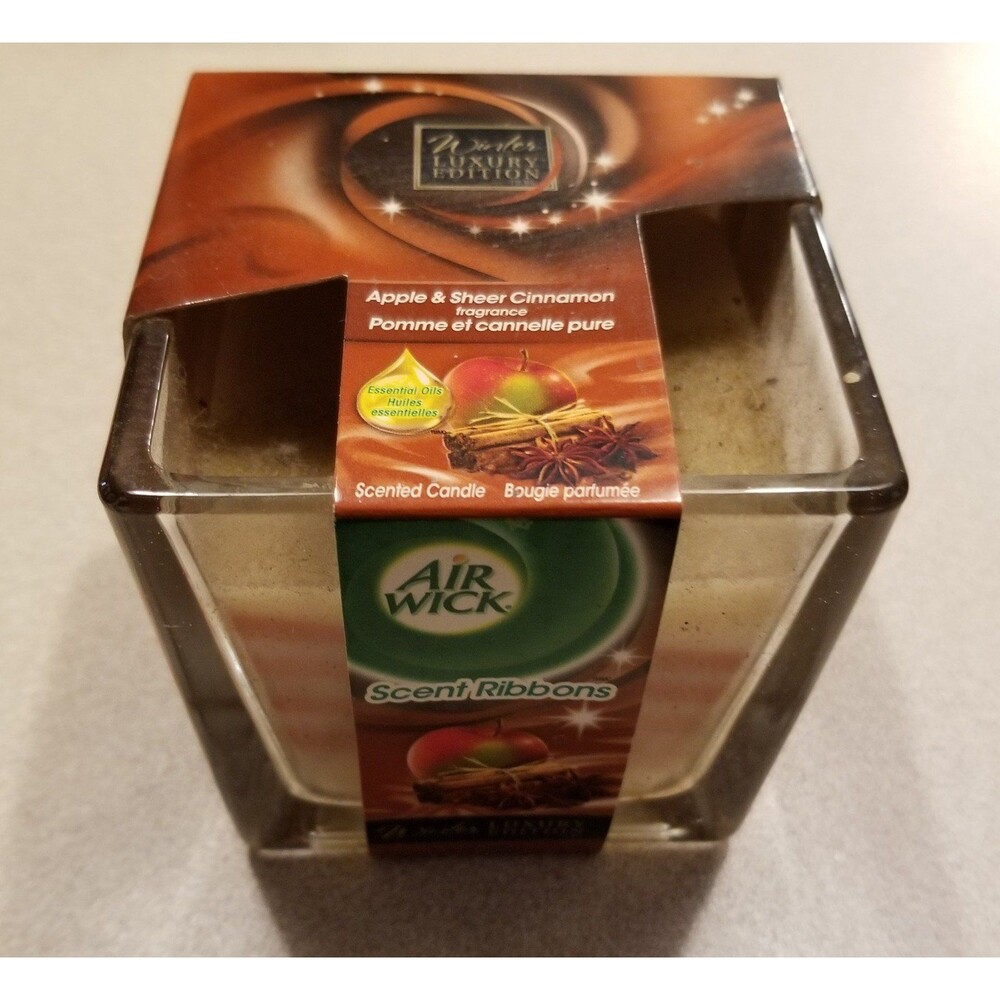 air wick scent ribbons winter luxury edition apple and sheer cinnamon scent nos